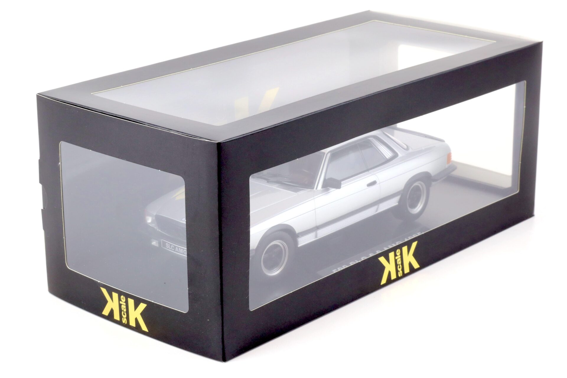 1:18 KK-Scale Mercedes 500 SLC 6.0 AMG C107 Coupe 1985 silver