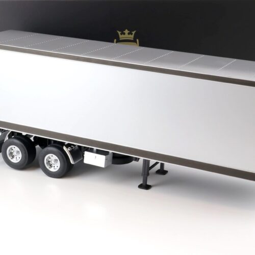 1:18 Road Kings Semi-Trailer Koffer Anhänger LKW silver/black
