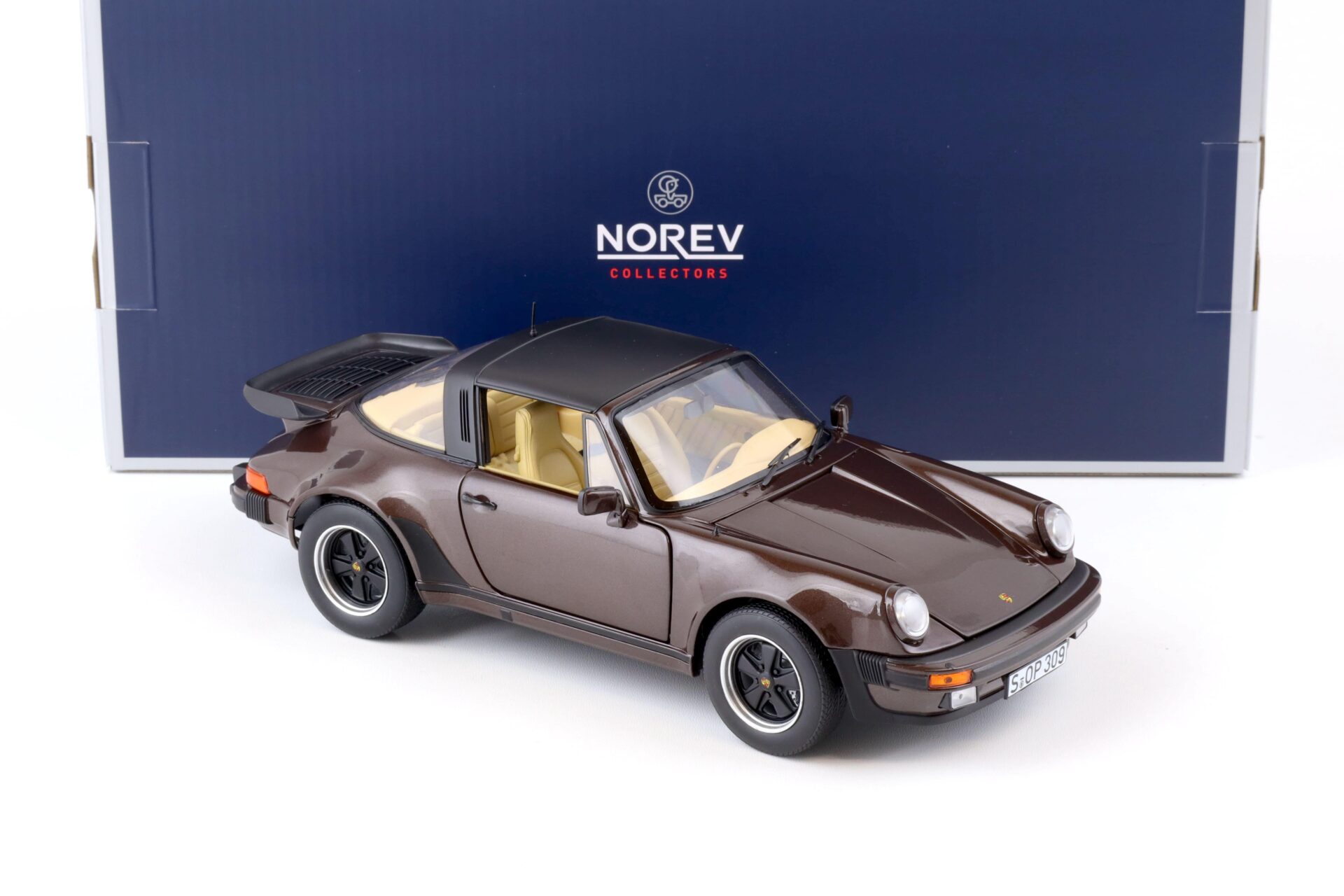 1:18 Norev Porsche 911 (930) Turbo 3.3 Targa 1987 brown metallic