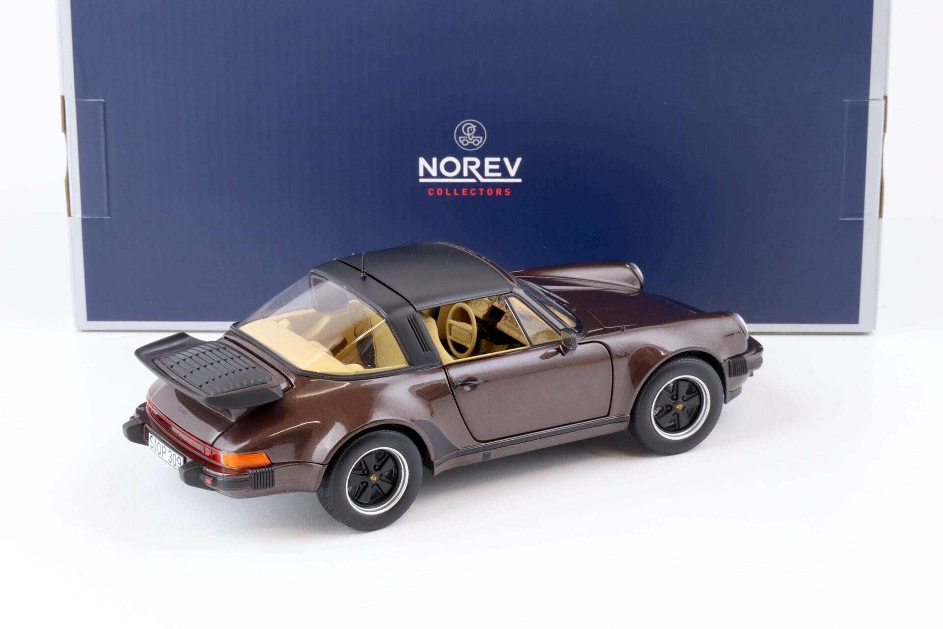 1:18 Norev Porsche 911 (930) Turbo 3.3 Targa 1987 brown metallic