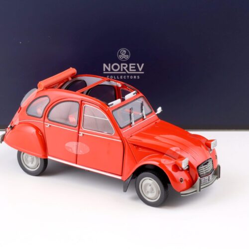 1:18 Norev Citroen 2CV Geranium red 1974 - Limited Edition 300 pcs.