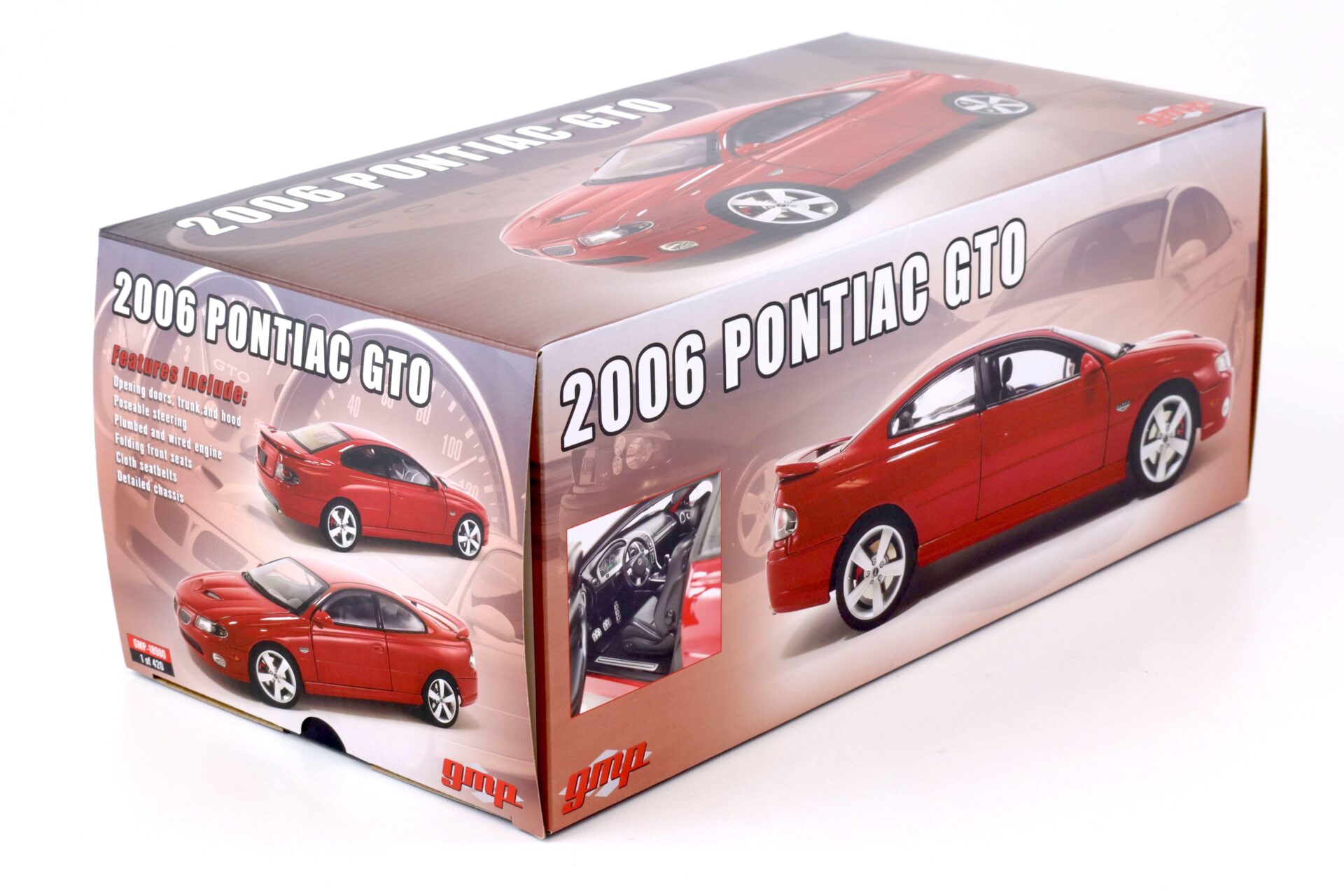 1:18 GMP 2006 Pontiac GTO Coupe spice red with black interior 18980