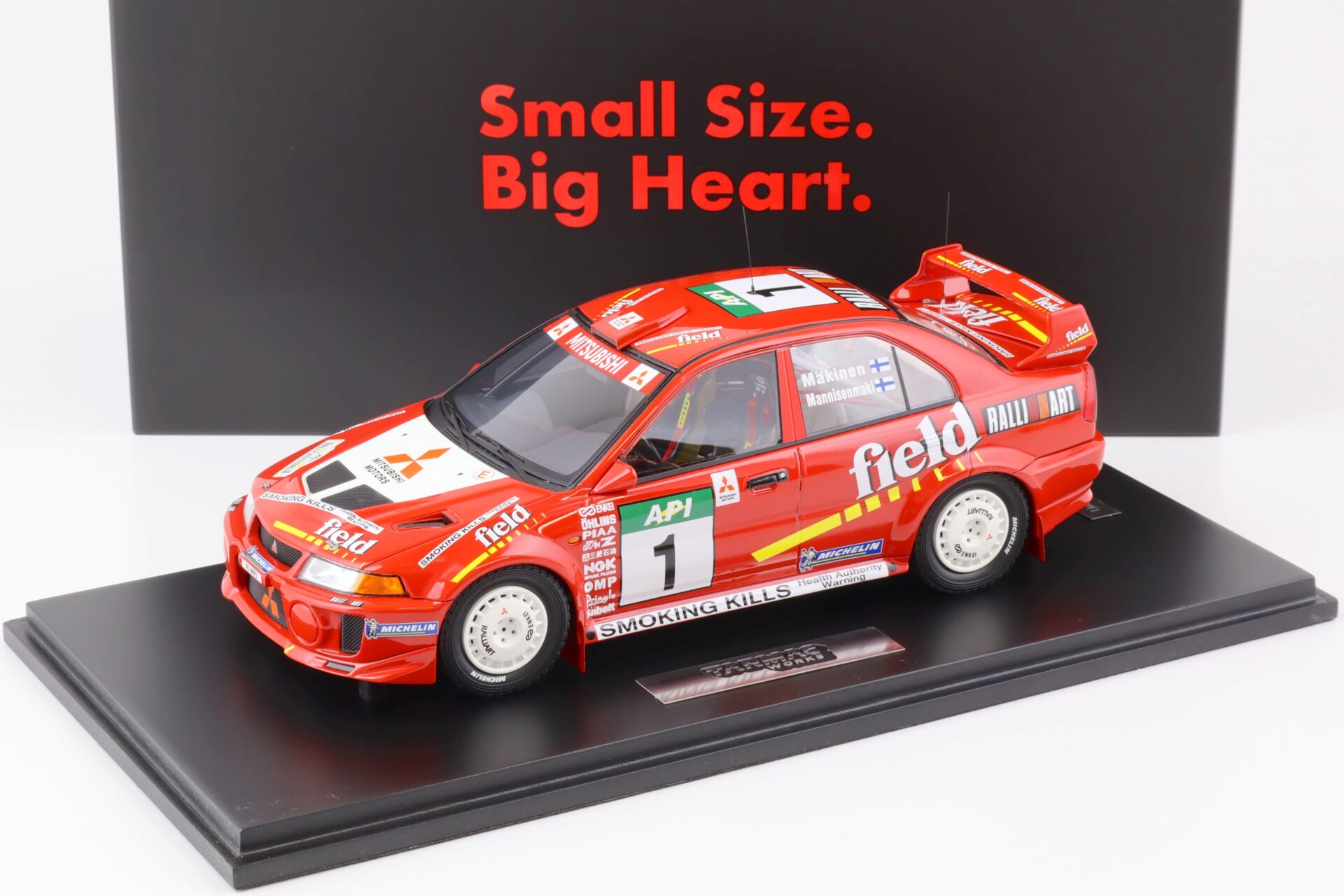 1:18 Tarmac Works Mitsubishi Lancer Evolution V - #1 Australia Rally Winner 1998