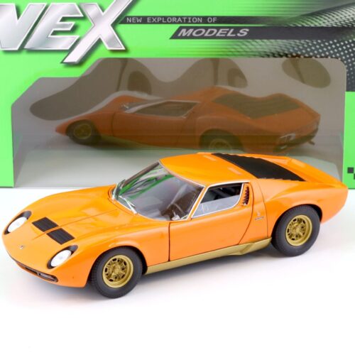 1:18 Welly NEX Lamborghini Miura SV 1971 orange