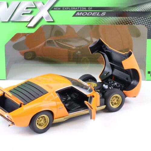 1:18 Welly NEX Lamborghini Miura SV 1971 orange