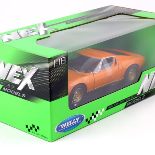 1:18 Welly NEX Lamborghini Miura SV 1971 orange