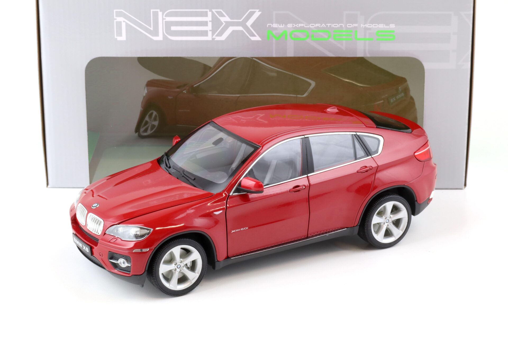 1:18 Welly NEX BMW X6 (E70) XDrive50i SUV 2009 red