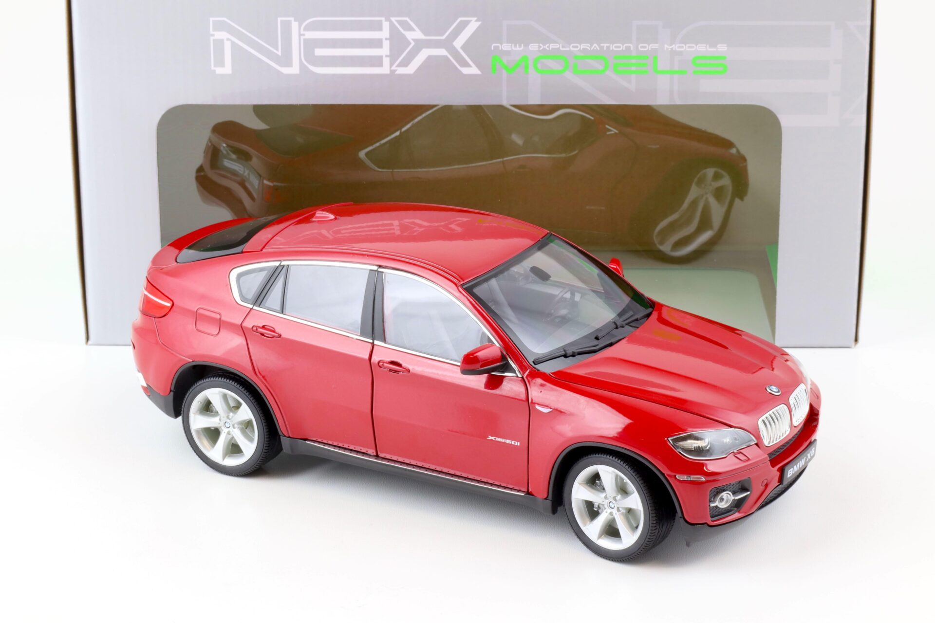 1:18 Welly NEX BMW X6 (E70) XDrive50i SUV 2009 red