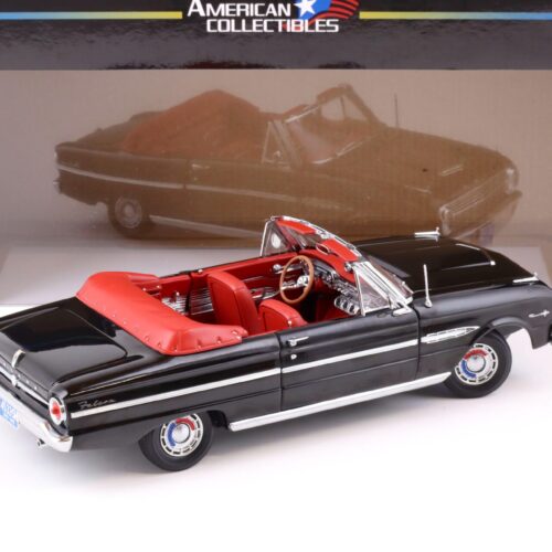 1:18 Sun Star 1963 Ford Falcon open Convertible Raven black/ red