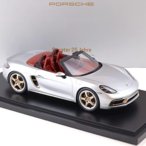 1:18 Spark Porsche Boxster (982) Spider 25 Jahre Boxster silver WAP DEALER