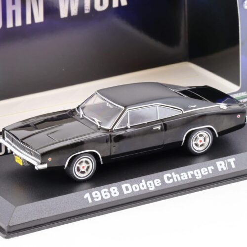 1:43 Greenlight 1968 Dodge Charger R/T Coupe black JOHN WICK