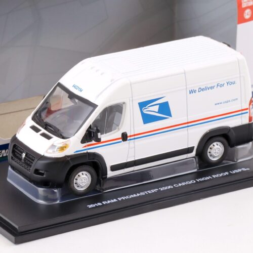 1:43 Greenlight 2018 RAM Promaster 2500 Cargo High Roof USPS white