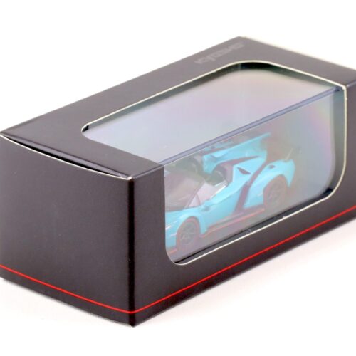 1:64 Kyosho Lamborghini Veneno Roadster blue/ red Line