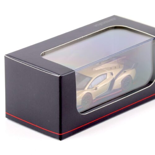 1:64 Kyosho Lamborghini Veneno Coupe gold/ red Line