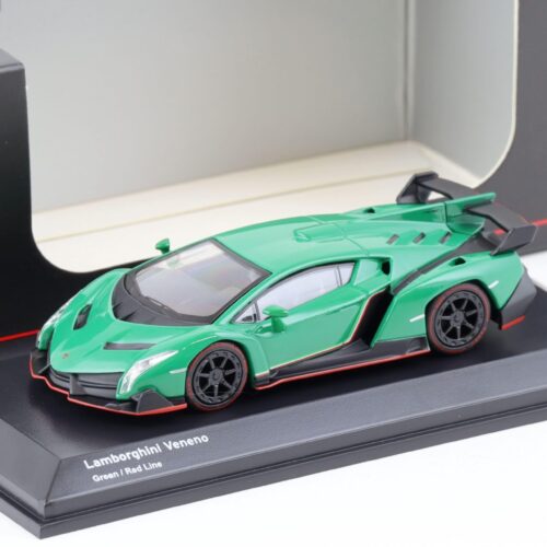 1:64 Kyosho Lamborghini Veneno Coupe green/ red Line