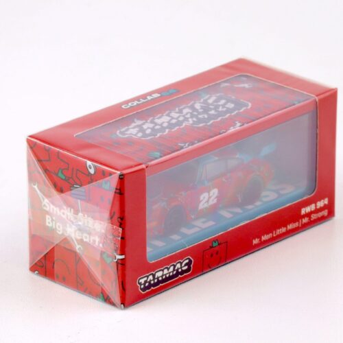 1:64 Tarmac Works Porsche 911 (964) RWB Mr. Men Little Miss Mr. Strong #22 red