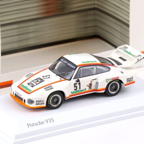 1:64 Tarmac X Minichamps Porsche 935 VAILLANT Bob Wollek DRM Zolder 1977