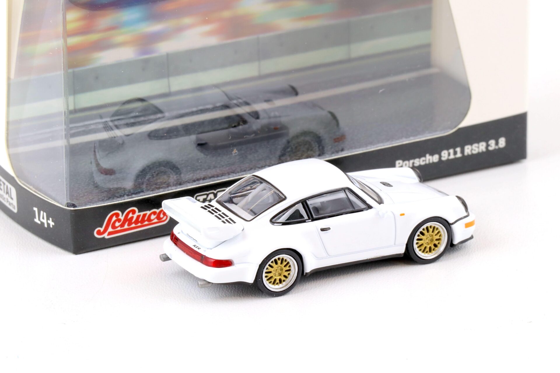 1:64 Tarmac X Schuco Porsche 911 (964) RSR 3.8 Coupe white