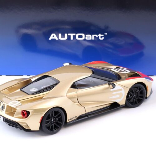1:18 AUTOart Ford GT 2022 64 Heritage Edition Holman Moody gold red white 72928
