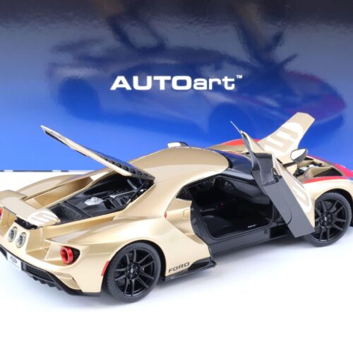 1:18 AUTOart Ford GT 2022 64 Heritage Edition Holman Moody gold red white 72928