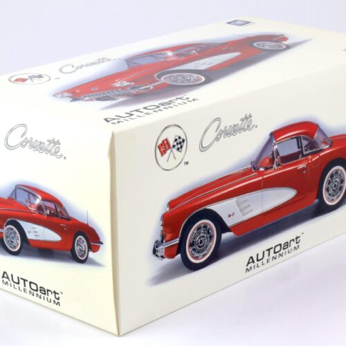 1:18 AUTOart Chevrolet Corvette 1959 with Hardtop Roman red 71141