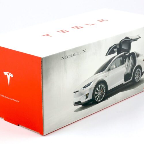 1:18 Original Tesla Model X P100D grey metallic Diecast DEALER VERSION