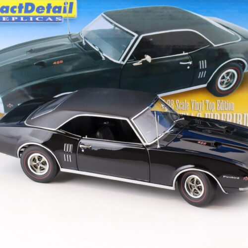 1:18 Exact Detail 1968 Pontiac Firebird 400 Coupe black with vinyl roof