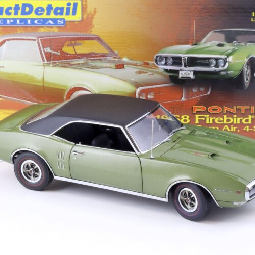 1:18 Exact Detail 1968 Pontiac Firebird 400 Ram Air, 4-Speed green metallic with vinyl roof