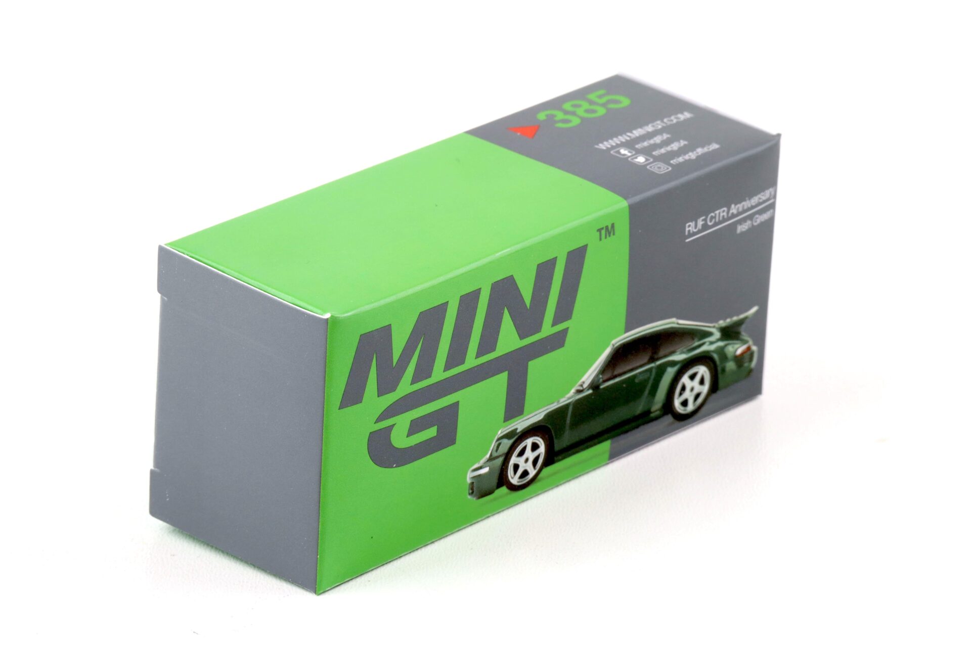 1:64 TSM Mini GT Porsche 911 RUF CTR Anniversary Irish green