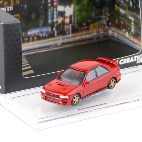 1:64 BMC BM Creations 1994 Subaru Impreza WRX STi LHD red + parts & wheels