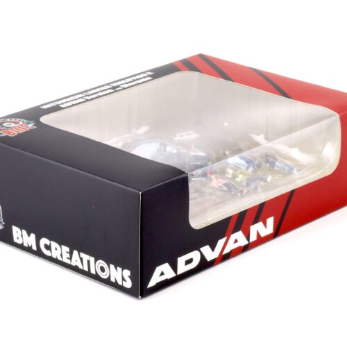 1:64 BMC BM Creations Mitsubishi Lancer Evolution X ADVAN Rally Diorama with figures