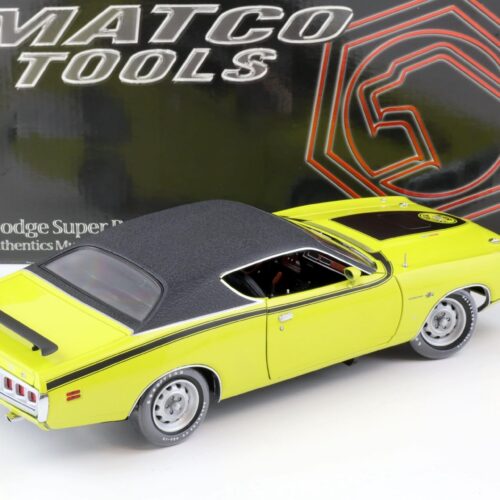 1:18 ERTL RC2 Authentics MATCO TOOLS 1971 Dodge Super Bee yellow