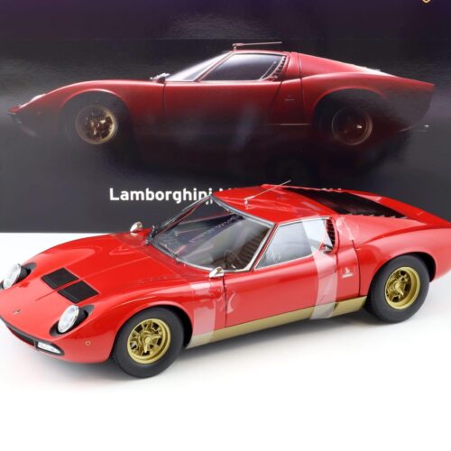 1:12 Kyosho Lamborghini Miura P400SV Coupe red 08622R Diecast