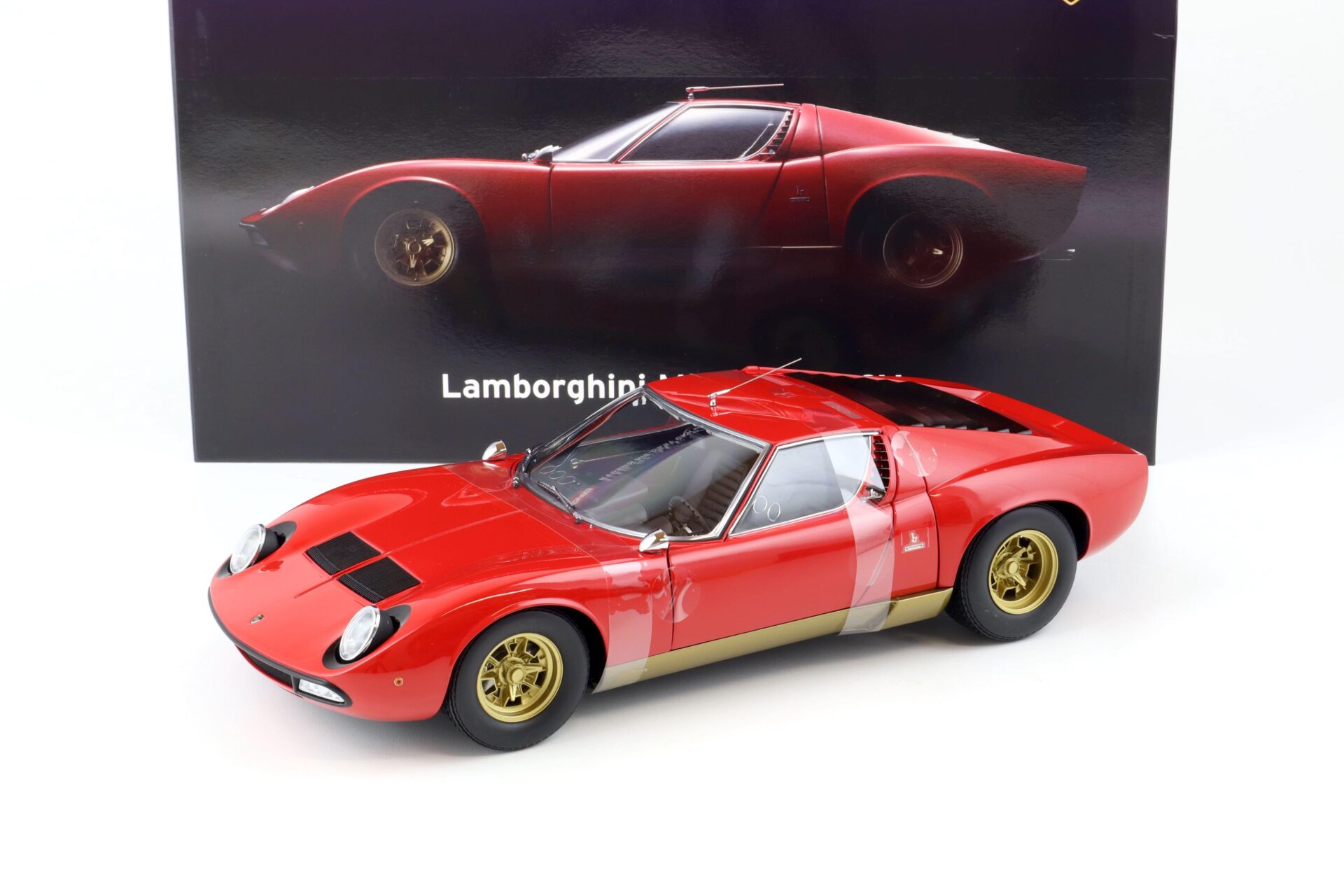 1:12 Kyosho Lamborghini Miura P400SV Coupe red 08622R Diecast