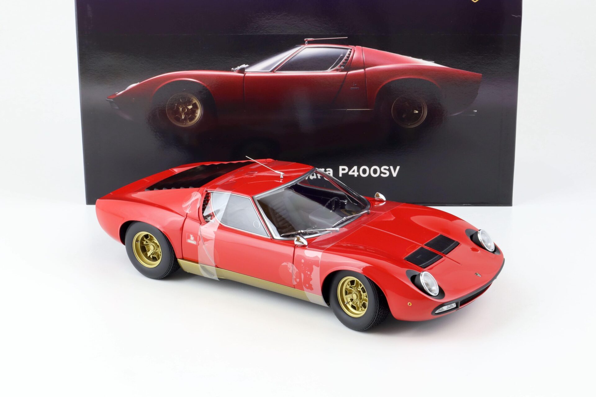 1:12 Kyosho Lamborghini Miura P400SV Coupe red 08622R Diecast