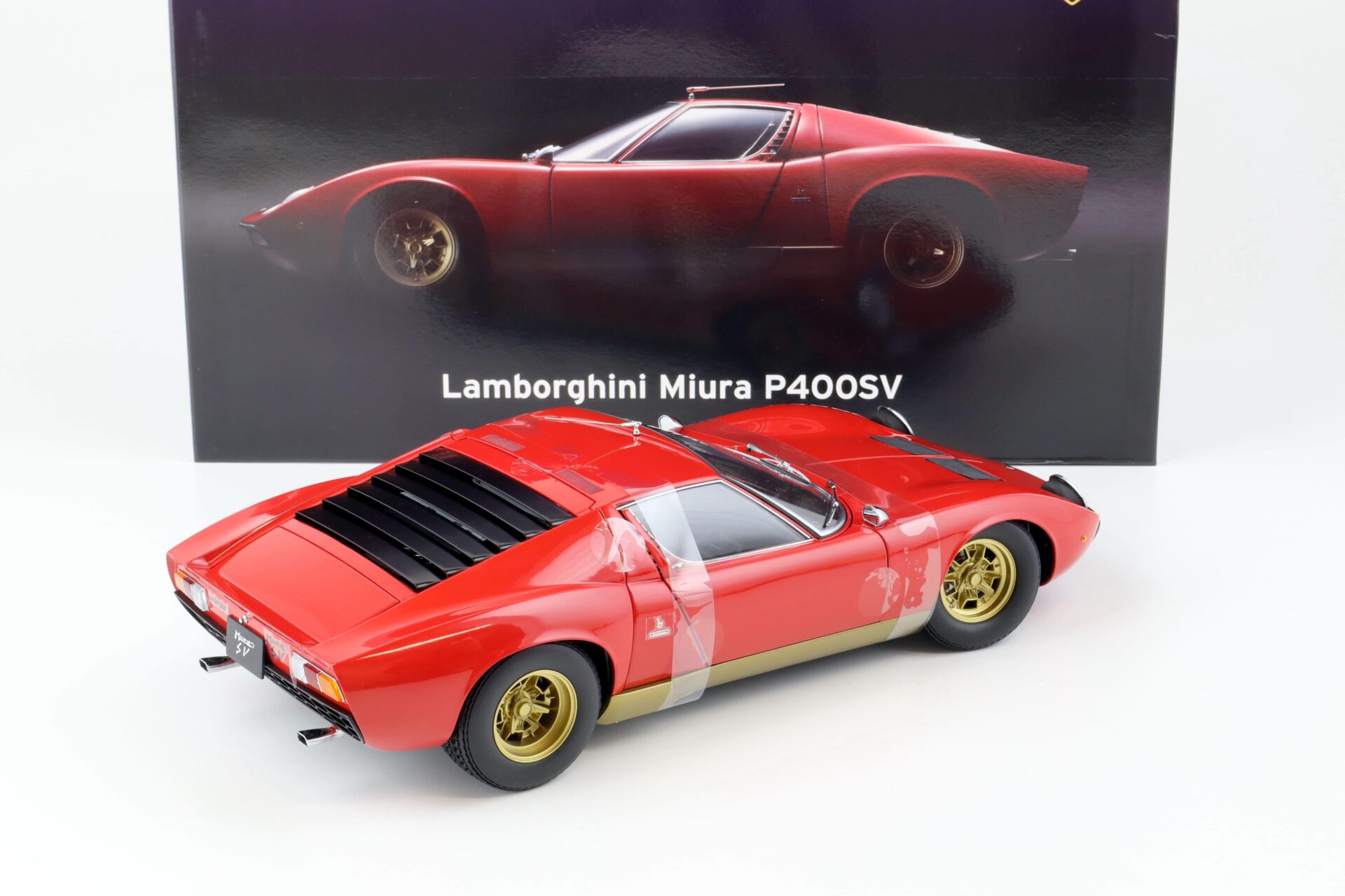 1:12 Kyosho Lamborghini Miura P400SV Coupe red 08622R Diecast