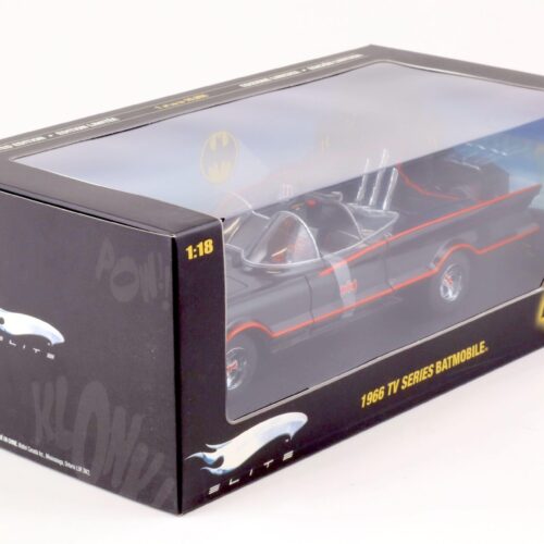 1:18 Hot Wheels Elite 1966 BATMAN TV Series Batmobile black L7130