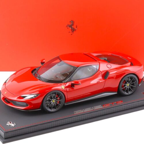 1:18 BBR Ferrari 296 GTB Rosso Corsa 322 red/ Carbon wheel - Limited 96 pcs.