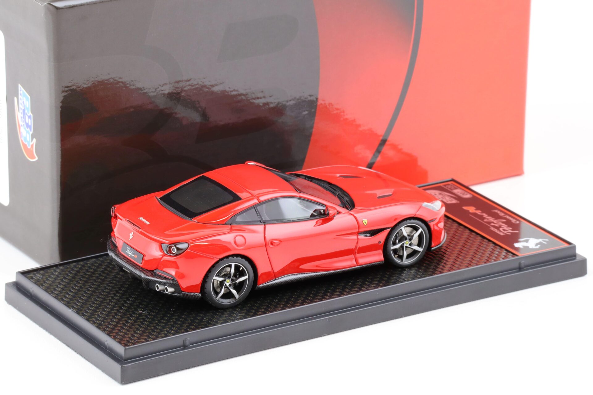 1:43 BBR Ferrari Portofino M Spider tetto chiuso Rosso Corsa - Limited 120 pcs.