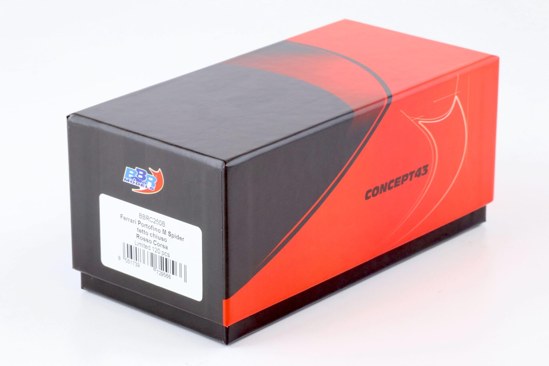 1:43 BBR Ferrari Portofino M Spider tetto chiuso Rosso Corsa - Limited 120 pcs.