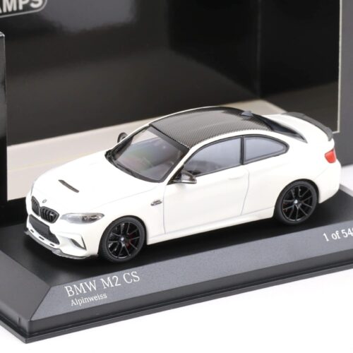 1:43 Minichamps BMW M2 CS Coupe Alpin white/ black wheels 2020
