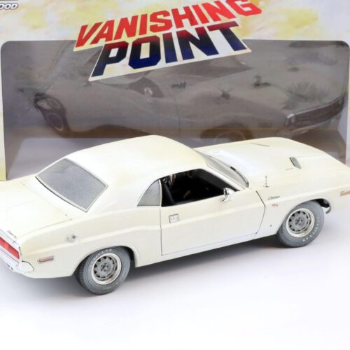 1:18 Greenlight 1970 Dodge Challenger R/T Coupe *VANISHING POINT* Dirty Version white