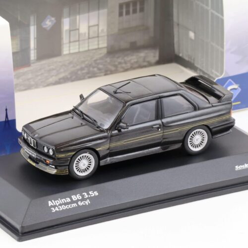 1:43 Solido BMW M3 E30 Alpina B6 3.5S Coupe black 1989