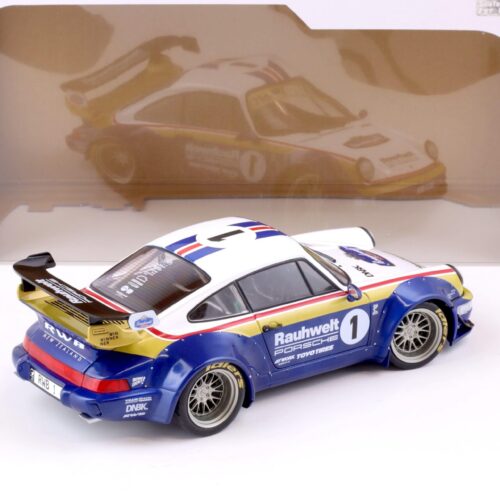 1:18 Solido Porsche 911 (964) RWB Rauhwelt #1 Rothmans Design white/blue - Image 3