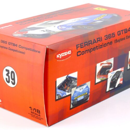 1:18 Kyosho Ferrari 365 GTB4 Daytona Competizione Coupe #39 Carrefour