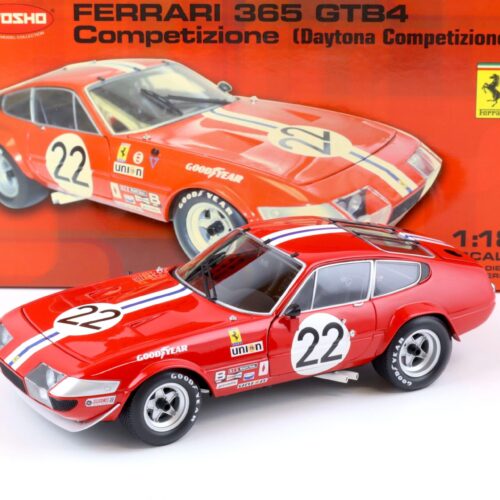 1:18 Kyosho Ferrari 365 GTB4 Competizione Daytona #22 red 1973