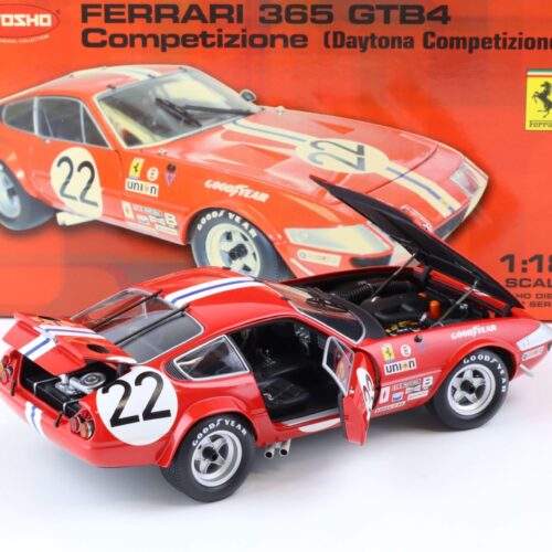 1:18 Kyosho Ferrari 365 GTB4 Competizione Daytona #22 red 1973