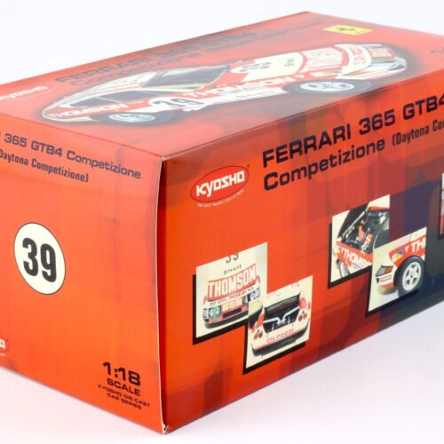 1:18 Kyosho Ferrari 365 GTB4 Daytona Competizione Coupe #39 Thomson red