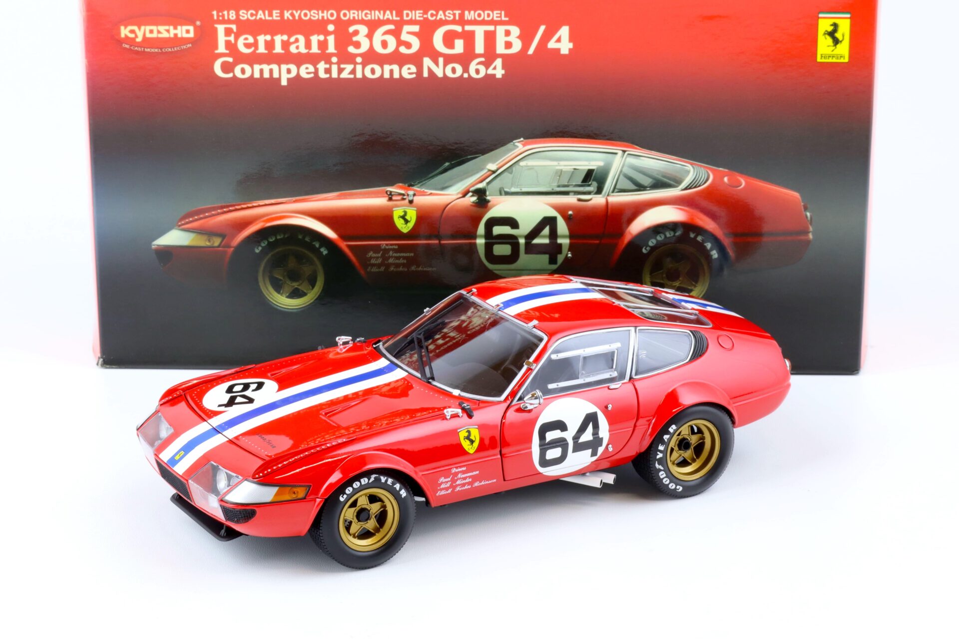 ID 76056 orig 1.jpg 1:18 Kyosho Ferrari 365 GTB/4 Daytona Competizione #64 red