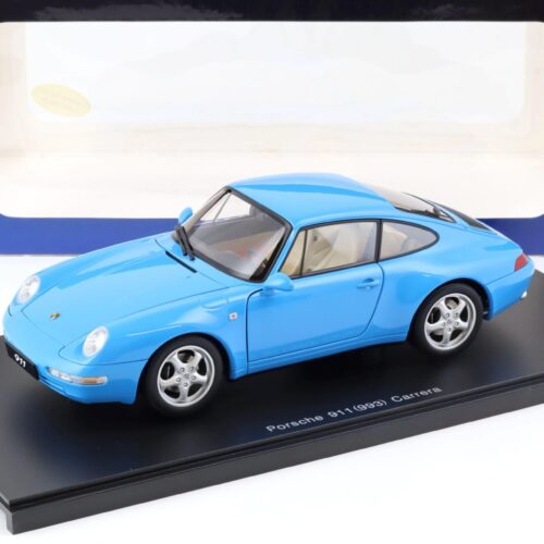1:18 AUTOart Porsche 911 (993) Carrera Coupe 1995 Riviera blue